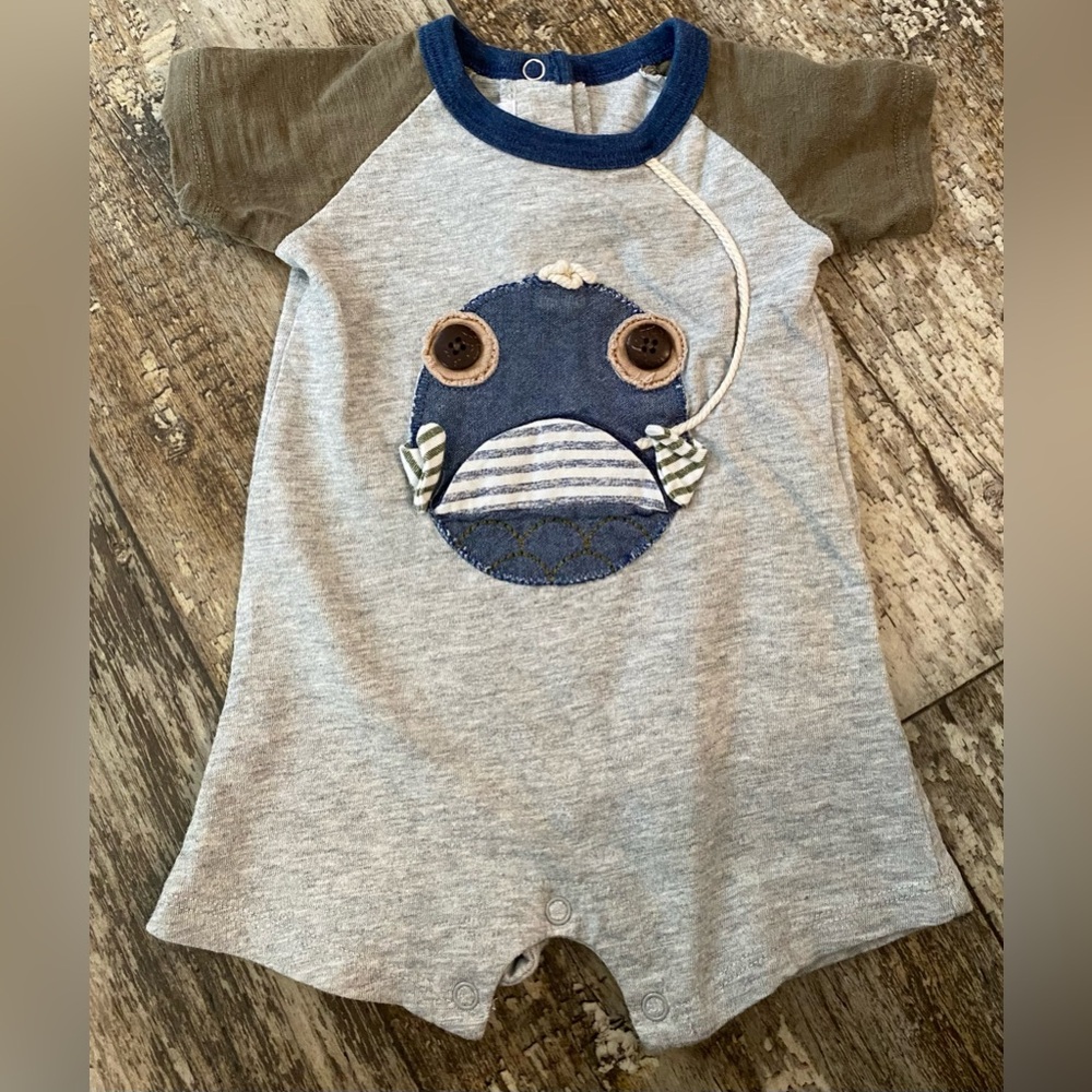 Infant Baby Boy Kids Cotton Romper Jumpsuit Bodysuit Clothes Outfit 0-3 mo